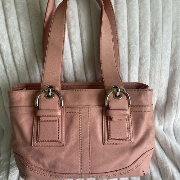 Coach baby pink mini tote bag - Picture 3 of 9